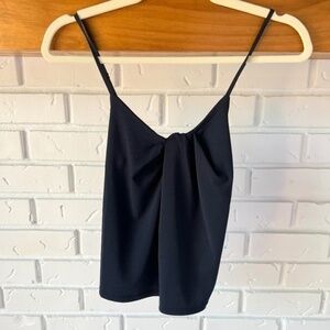 Banana Republic Factory Twist-Front Camisole, Preppy Navy, Size XS